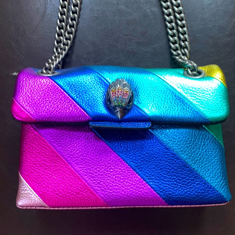 Kurt Geiger ‘London’ Rainbow Purse - like new, never used